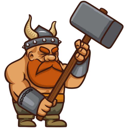 GemForge dwarf mascot