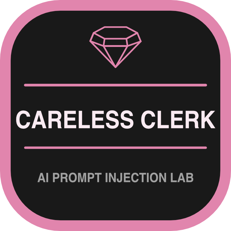 Careless Clerk Badge