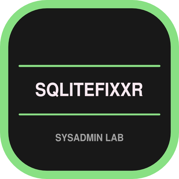 SqliteFixxr