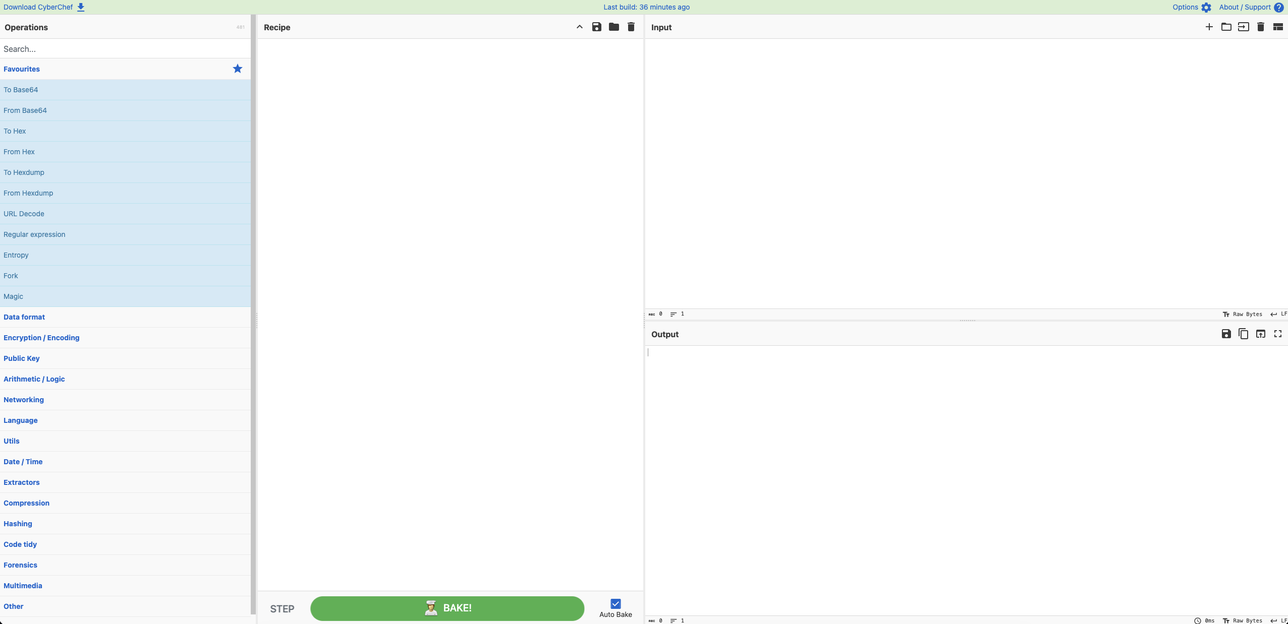 Cyberchef UI